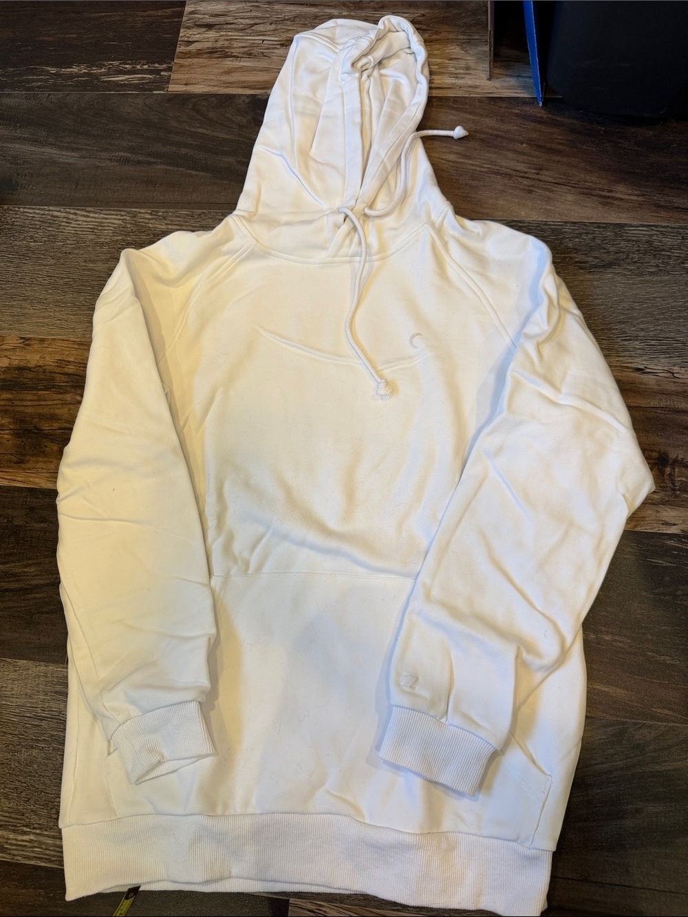 ZYIA Active Men’s Relaxation Hoodie White Size Small Fleece Lined